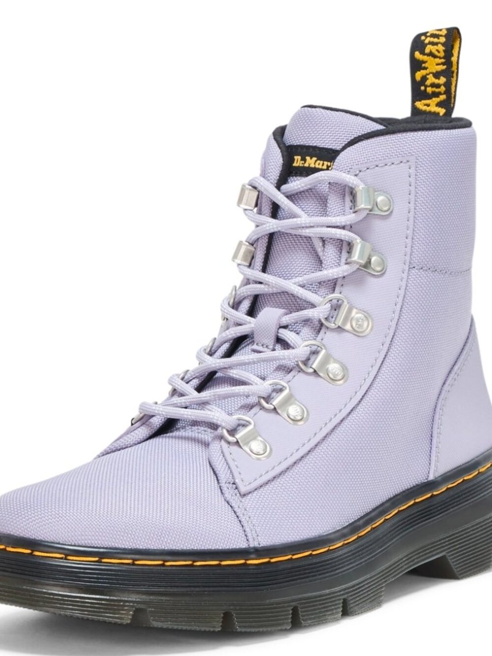 Dr. Martens Combs Combat Boot Frosted Lilac Women's Size 8 NEW Tonal Lace Up